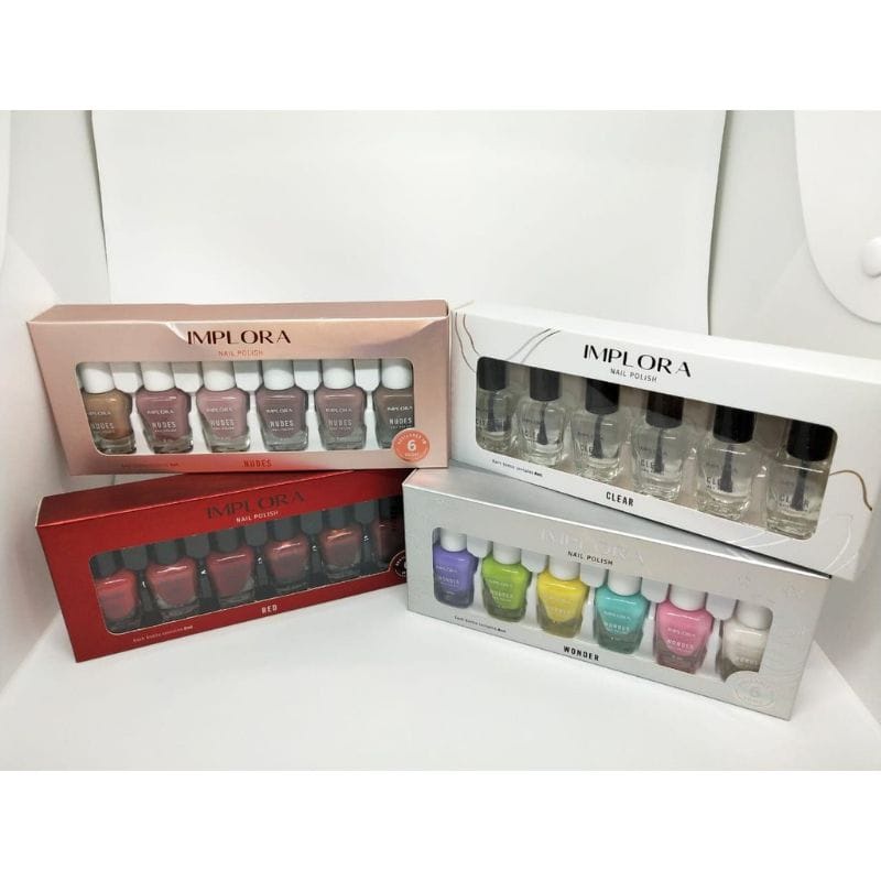 IMPLORA NAIL POLISH isi 6pc