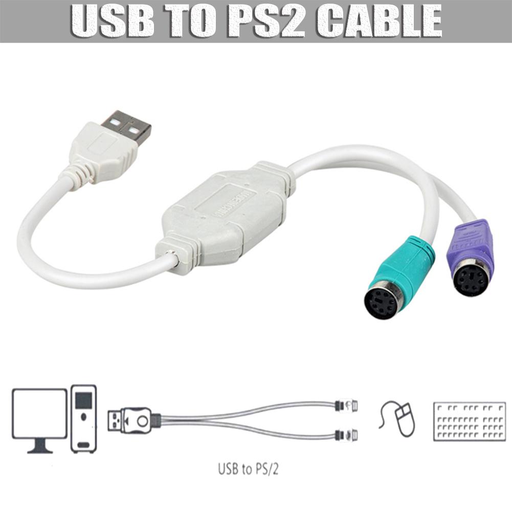 Kabel USB To PS2 For Keyboard &amp; Mouse