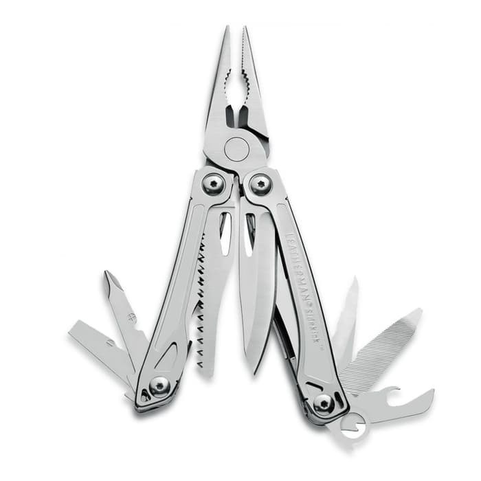 DISKON Leatherman Alat Saku Sidekick Hangpack - Silver