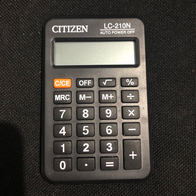 Citizen Kalkulator / Calculator Mini LC-210N