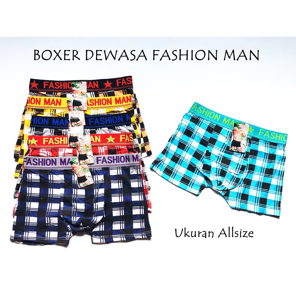 - Satuan - Boxer Pria / Celana Dalam Pria (ALLSIZE)