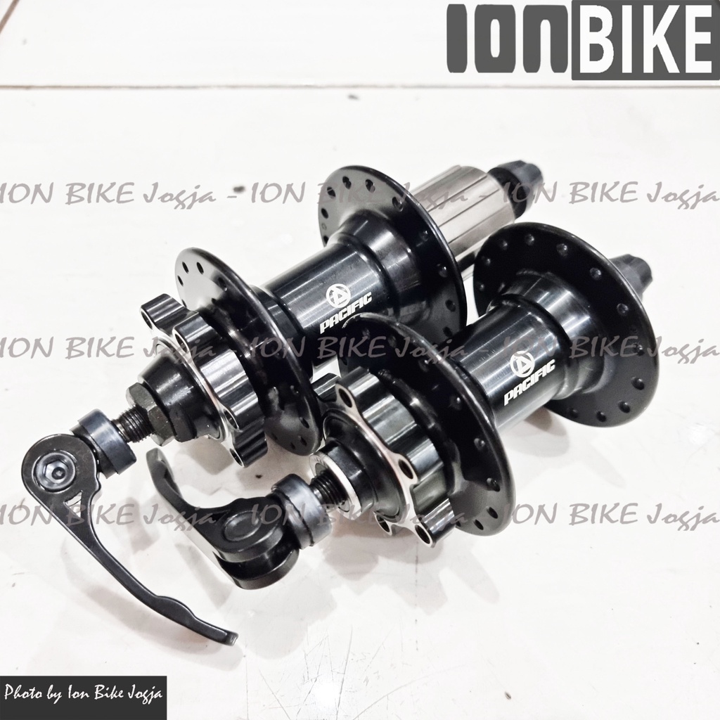 Hub Freehub Pacific B407 32 Hole Discbrake 6 Bolt - Hub Free Hub B-407 32H Sepeda MTB Lipat Gunung