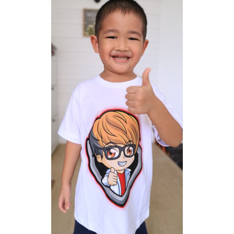 Kaos Logo Gamer Cupu Official Katun Combed Adem Tebal