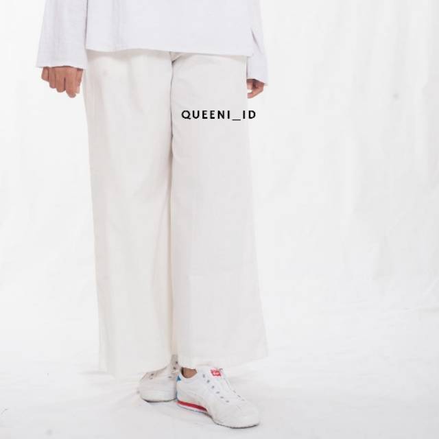Cullotes Pants - White