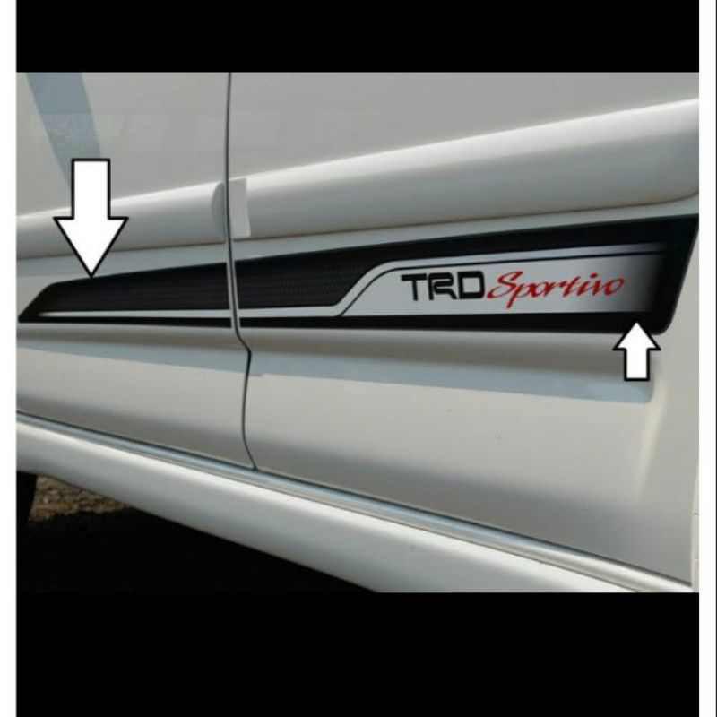 stiker TRD rush stiker TRD Sportivo stiker TRD Toyota Rush