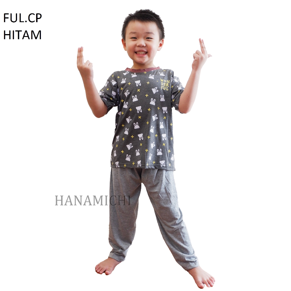 Hanamichi FUL.CP Baju Tidur Anak Lengan Pendek