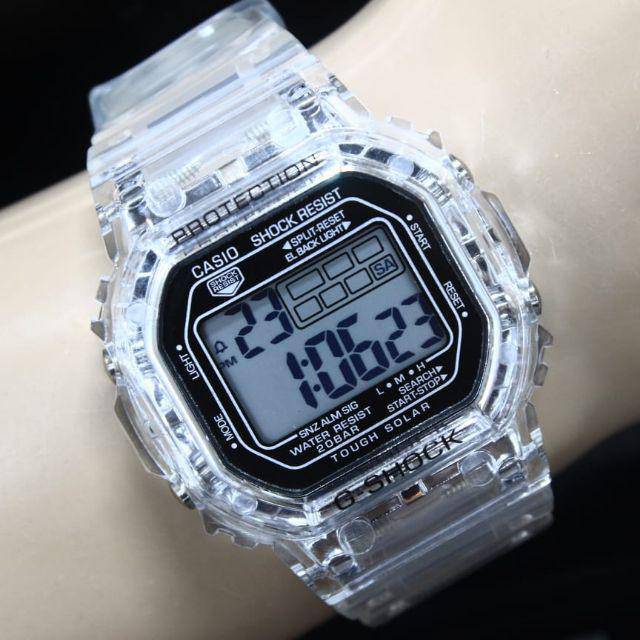 [COD] JAM TANGAN CASIO SEGI TRANSPARAN DIGITAL TERMURAH !!