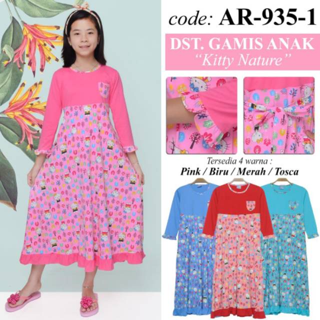 Daster Anak Panjang Forever Sweet AR-935-1