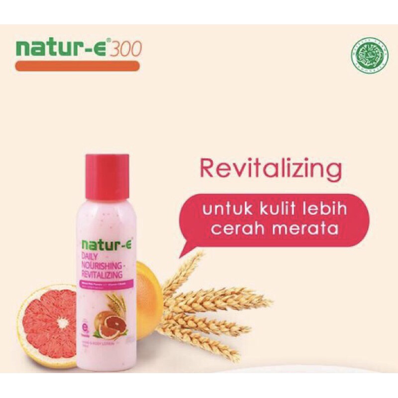 Natur-E Hand Body lotion Revitalizing Hand body lotion Pink 245ml