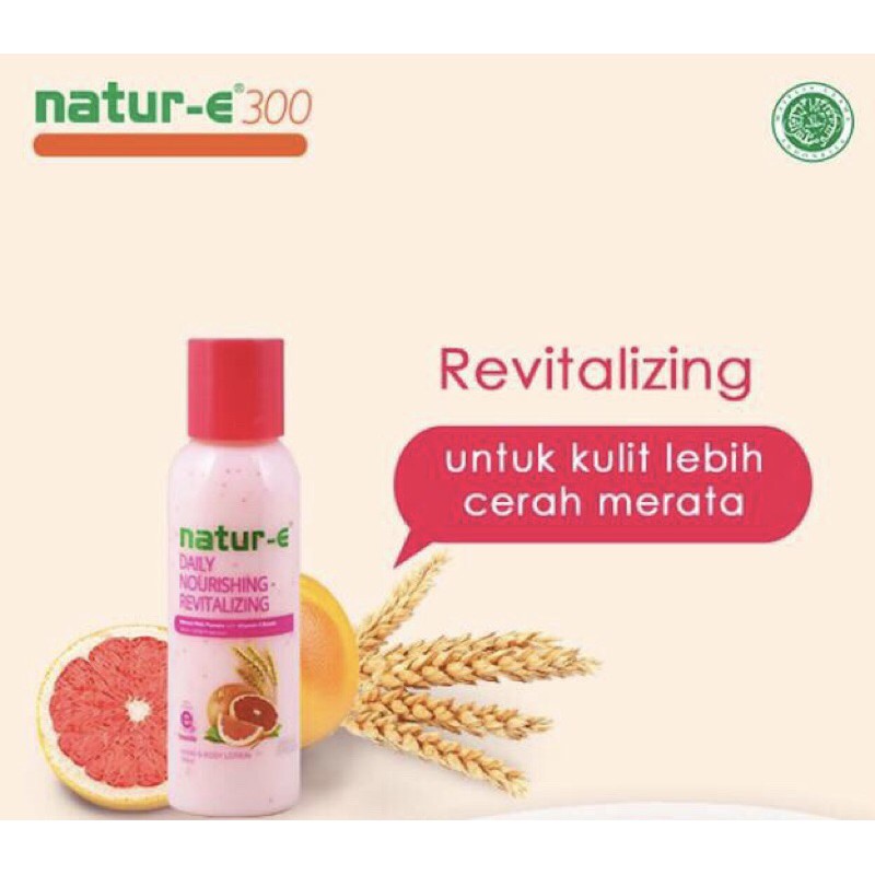 Natur-E Hand Body lotion Revitalizing Hand body lotion Pink 245ml