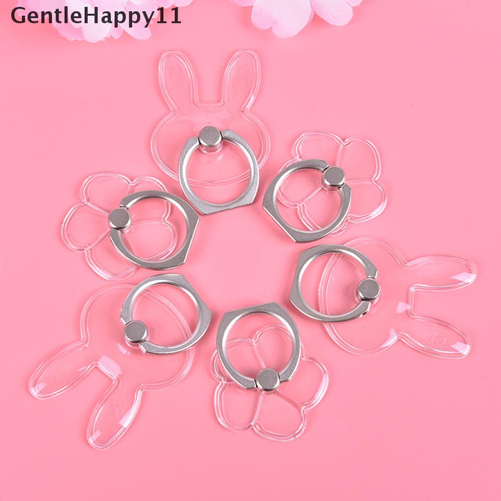 Gentlehappy Ring Stand Holder Hp Universal Transparan Bisa Berputar 360 °