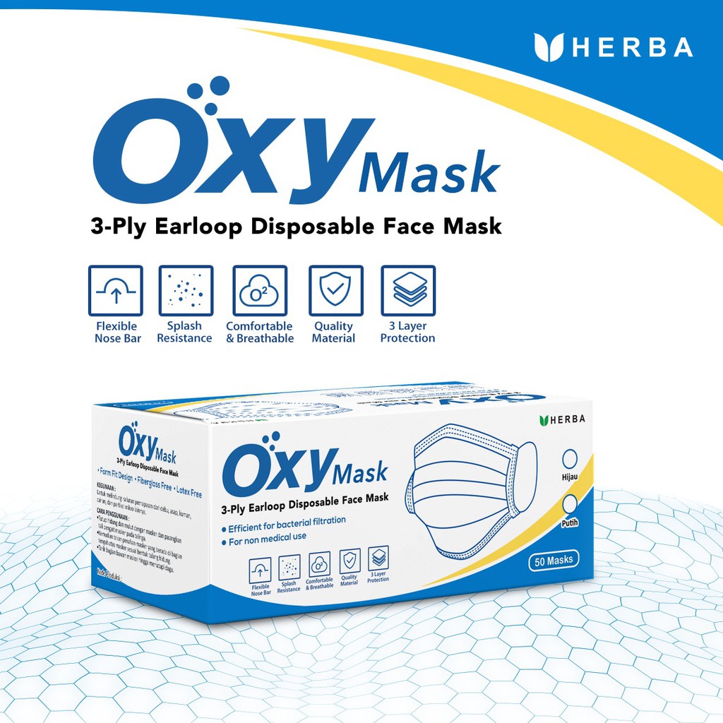 Masker Oxy Mask 3 ply