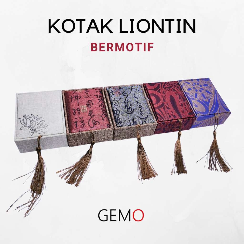 Kotak Liontin Motif Tersedia Berbagai Warna Box Kalung Tempat Perhiasan Jewelry Murah Cocok Untuk Gift / Hadiah, Lamaran, Mahar Pernikahan, Hantaran Tunangan, Seserahan Pernikahan