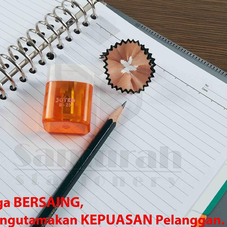 

Hot - Rautan Pensil Joyko B-23 Per Box isi 12 Pcs / Pencil Sharpener B 23 Kotak / Serutan Pinsil Tabung 1 Lubang