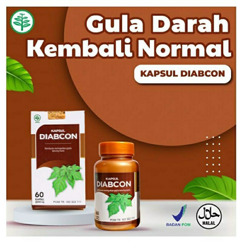 DIABCON OBAT DIABETES GULA,DARAH, KOLESTEROL ASLI 100% KHASIATNYA