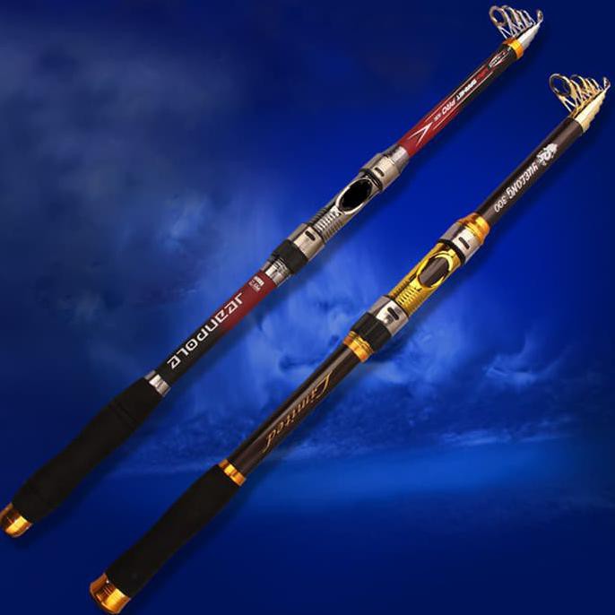 Joran Antena Pancing Laut Yuelong Carbon Fiber 210cm 5 Segment