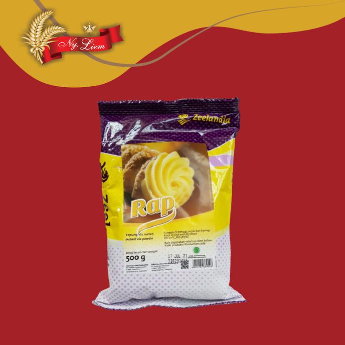 

[[COD]] ZEELANDIA RAP / Tepung Vla Instant 500 gram KOMPLIT Kode 330