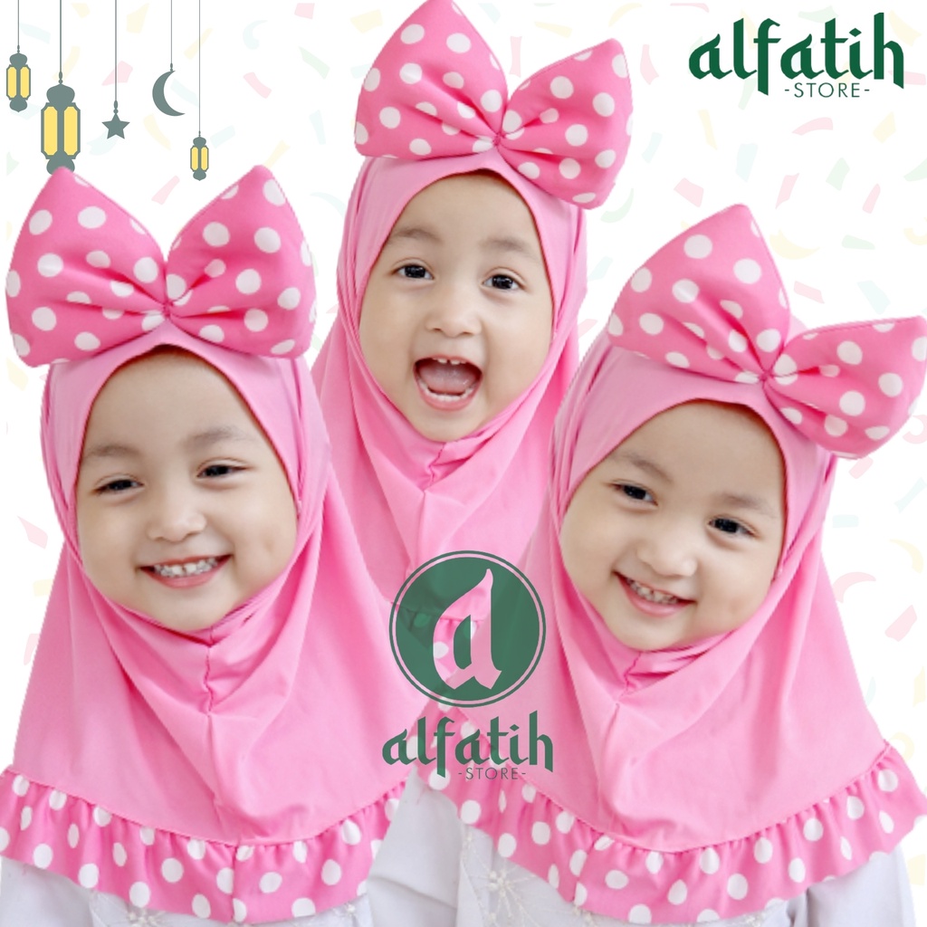 ALFATIH STORE / JILBAB ANAK MICKEY PITA POLKADOT /JILBAB ANAK MURAH / HIJAB ANAK / HIJAB BAYI KERUDUNG HIJAB BAYI COD / KERUDUNG ANAK HIJAB ANAK BAYI PEREMPUAN / HIJAB ANAK / JILBAB ANAK BAYI USIA 0-2 TAHUN BAHAN JERSEY PREMIUM NYAMAN DI PAKAI