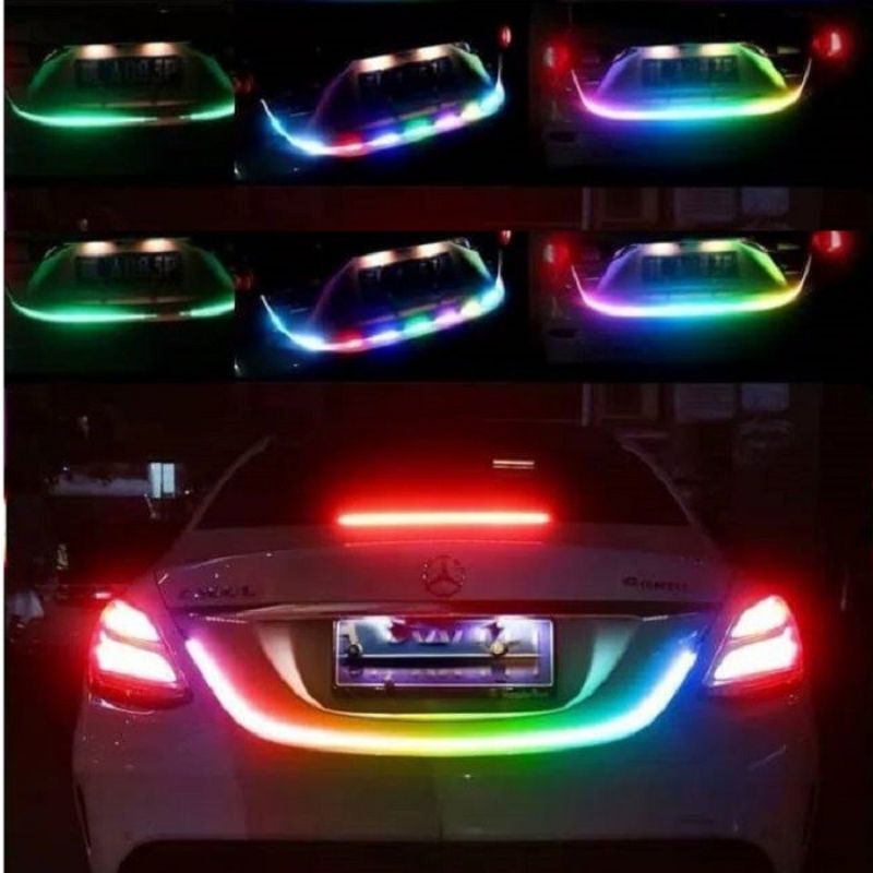 Lampu Strip DRL RGB 24V TAIL Led Lampu Bagasi Pintu Belakang Mobil STOP SEIN SIGNAL Waterproof