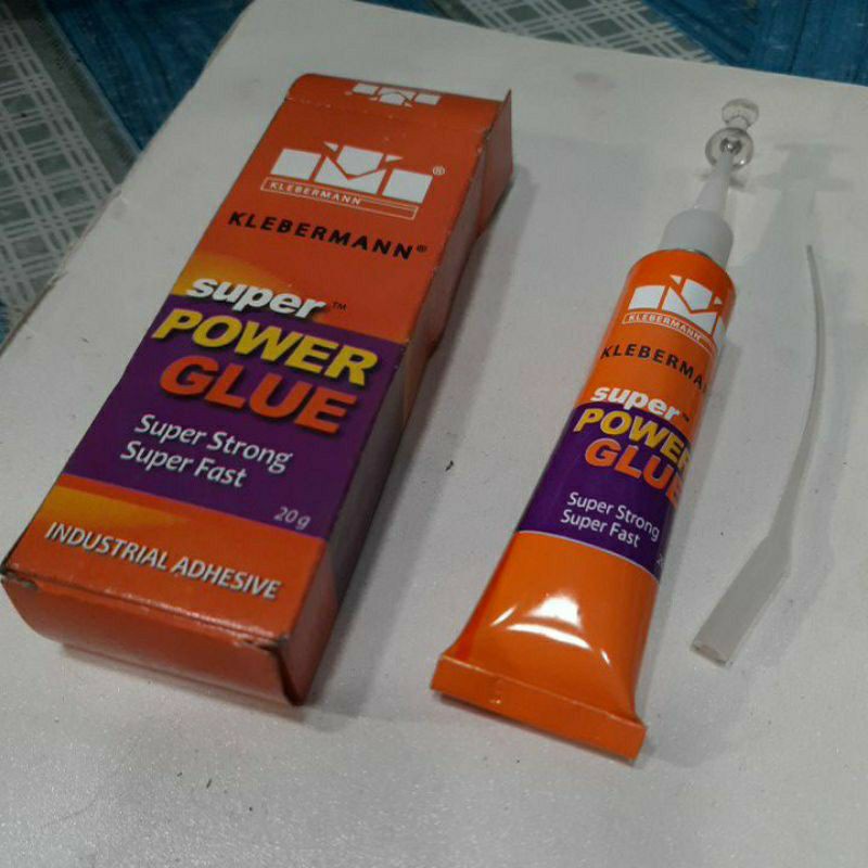 

Lem Super Power Glue Super Strong Super Fast Industrial Adhesive Merk Klebermann Original