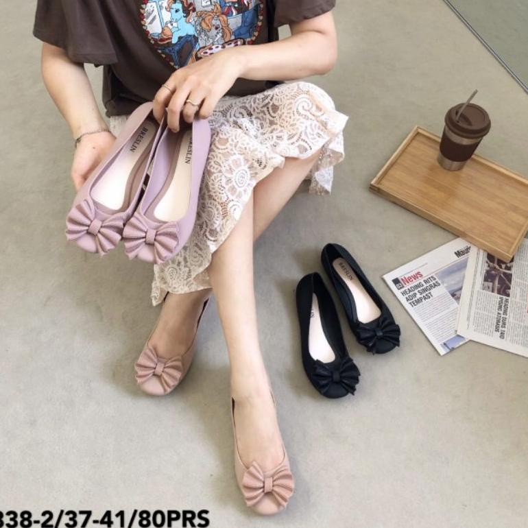 SEPATU WANITA FLAT BRESLIN PITA KUPU "GP.19My22ᵁ"