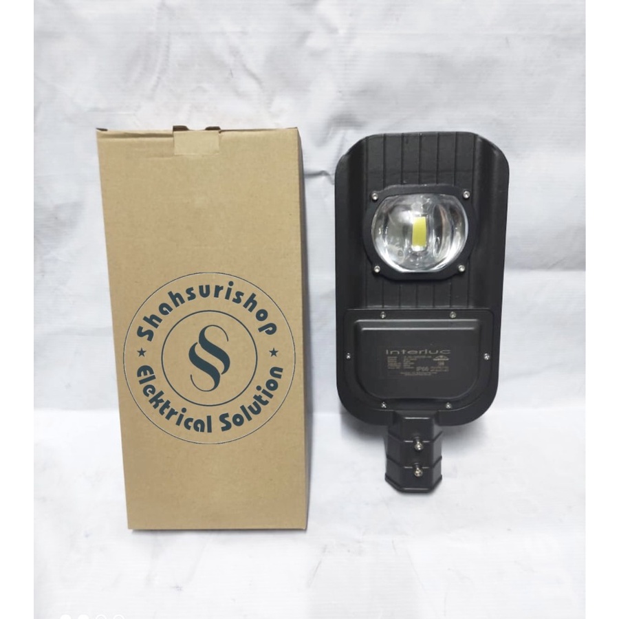 INTERLUX LAMPU PJU LED 50W 50 W WATT COBRA COB LAMPU JALAN ALUMUNIUM