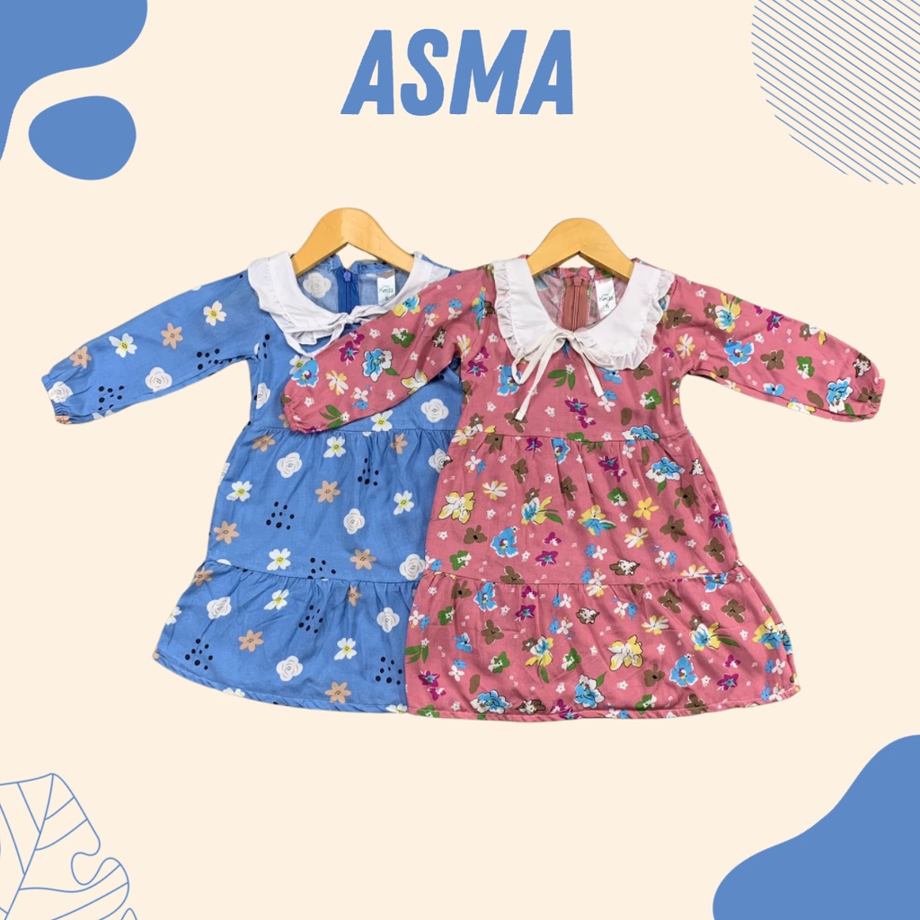 6-18 BLN GAMIS BAYI ASMA GAMIS ANAK RAYON by Little Koda (SNI)