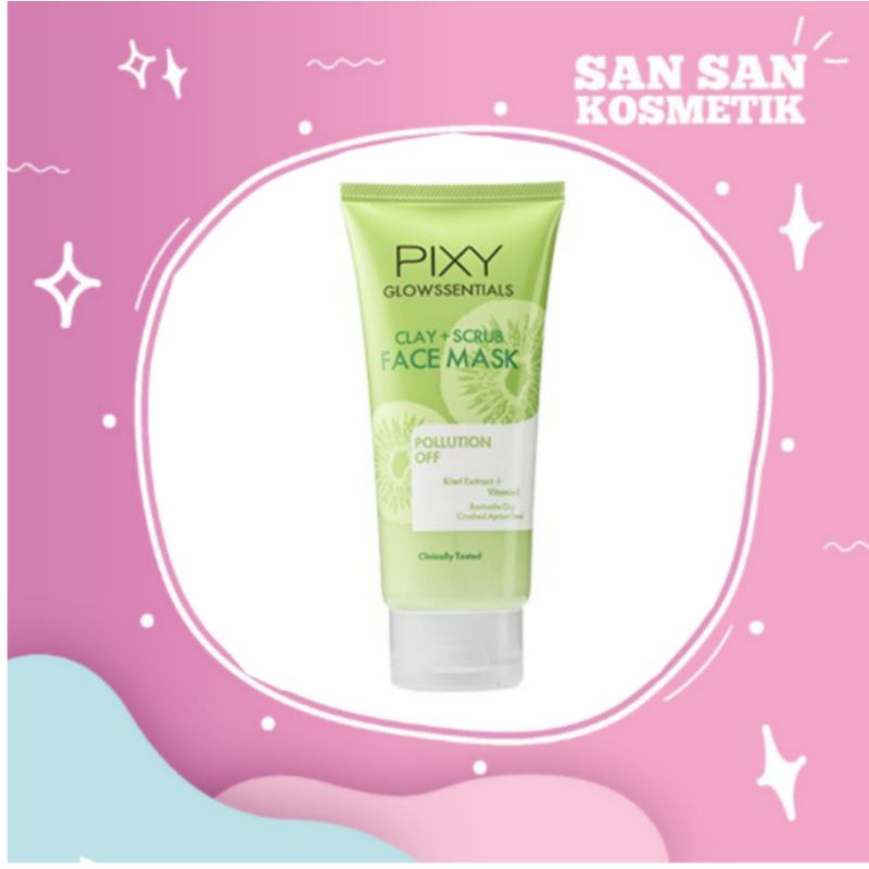 Pixy Glowssentials Clay &amp; Scrub 60gr