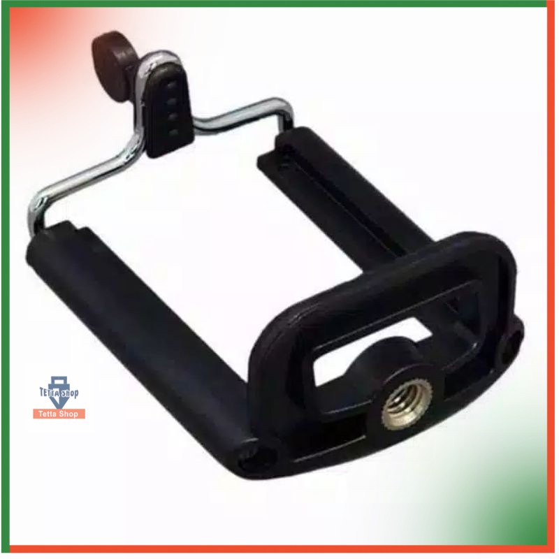 Kepala Atasan Tripod I Holder Head atau tongsis I Clamp Holder U Holder Hp Holder Tarik Holder Universal Holder U