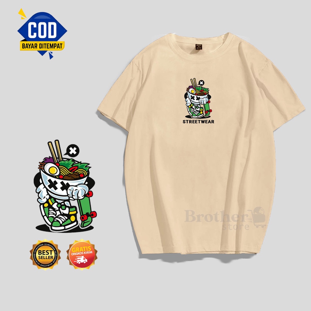 BROTHER STORE - Kaos Distro Pria - KAOS COWOK CEWEK - Kaos Kata Kata - ArticelSTIRFE Premium