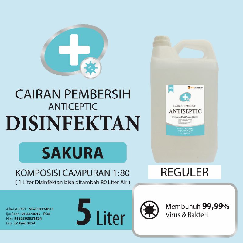 Disinfektan aneka aroma jurigen 5 liter