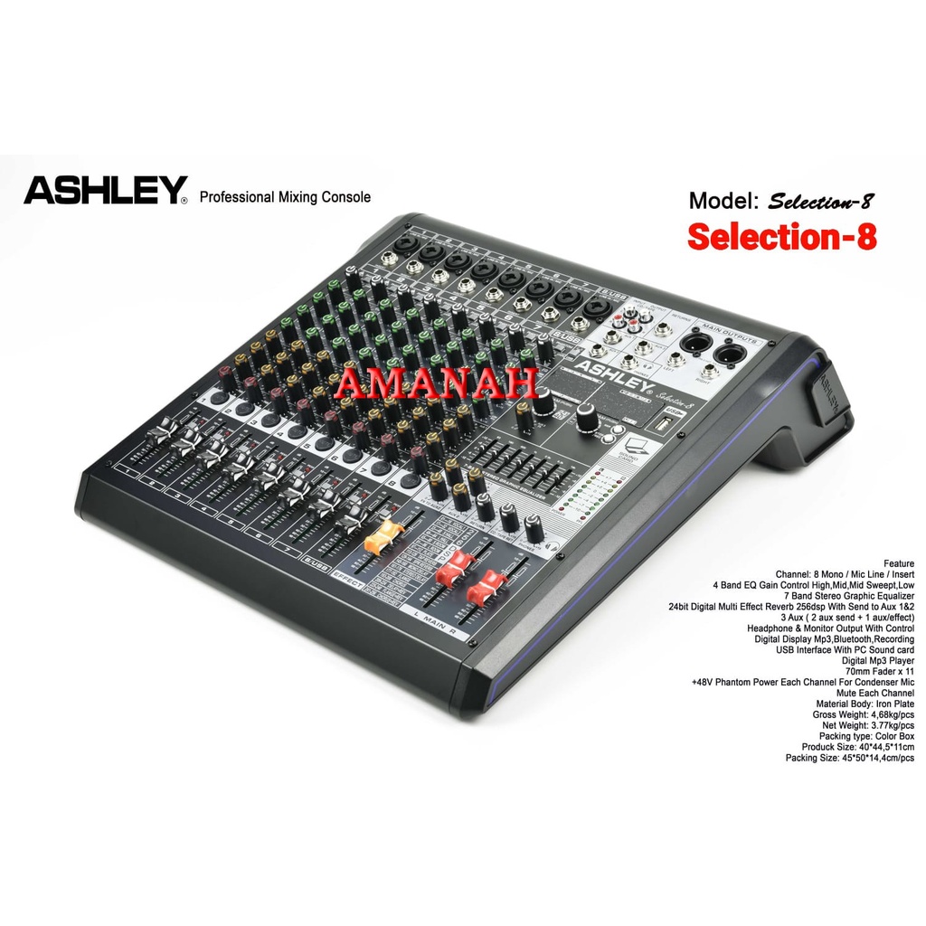 MIXER ASHLEY SELECTION8 / ASHLEY SELECTION 8