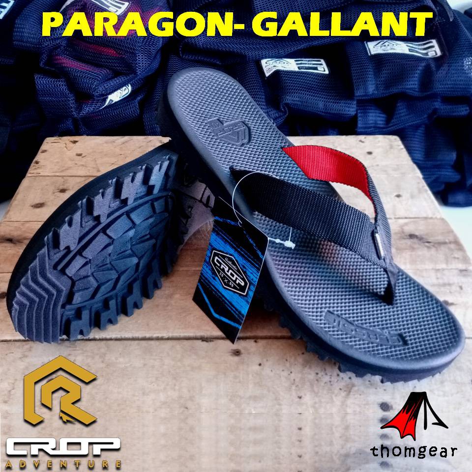 Thomgear Crop Adventure Sandal Hitam Merah Paragon Gallant Thomgear Paiton Probolinggo