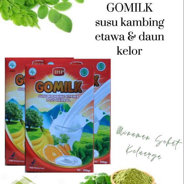 

GO MILK SUSU KAMBING ETAWA+DAUN KELOR