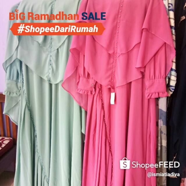 DRESS LEBARAN // GAMIS CERUTY BABY DOLL // GAMIS FREE KHIMAR // GAMIS JUMBO