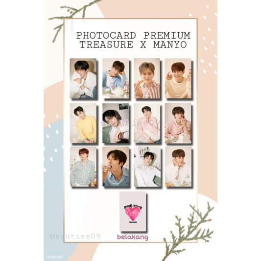 unofficial PC photocard treasure manyo event 3