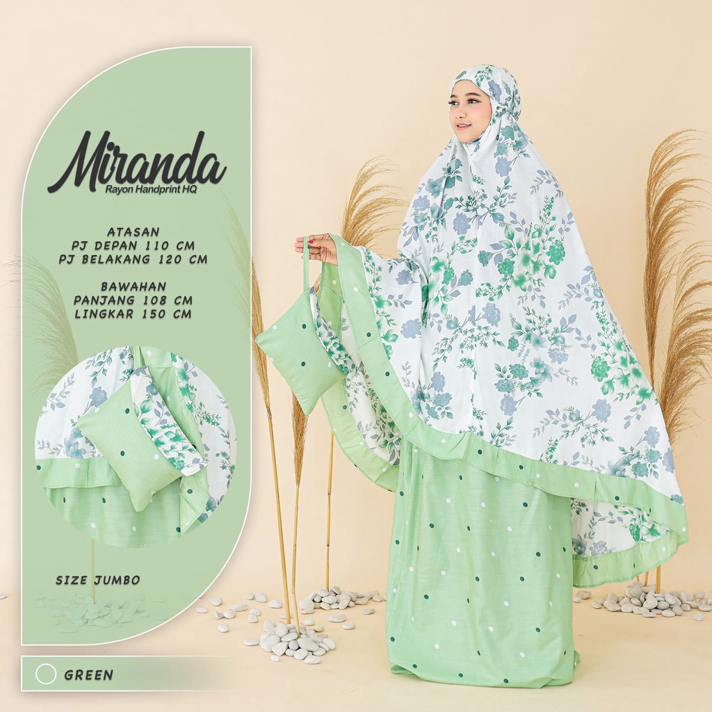 Mukena Premium Jumbo Mewah Miranda