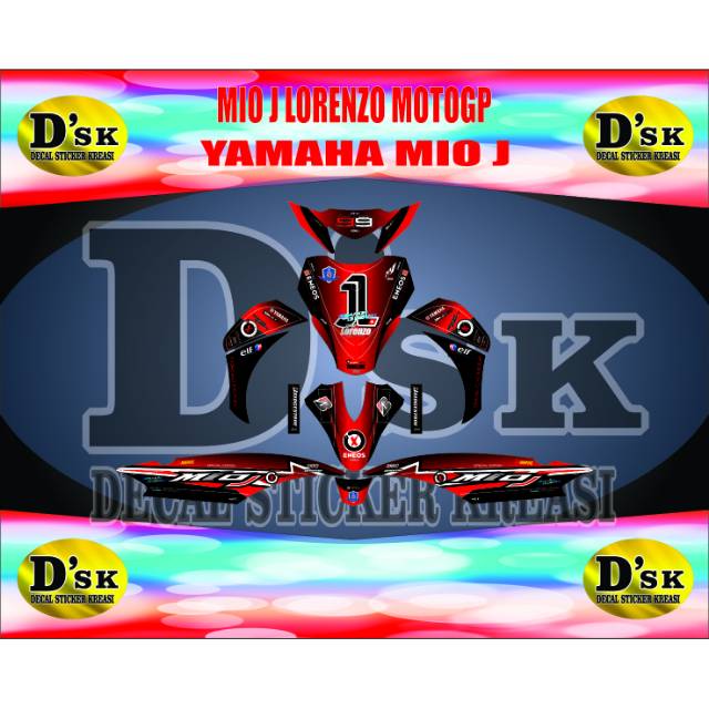 stiker motor mio j decal motor mio j decal mio j dekal mio j stiker mio j striping fullbody mio j