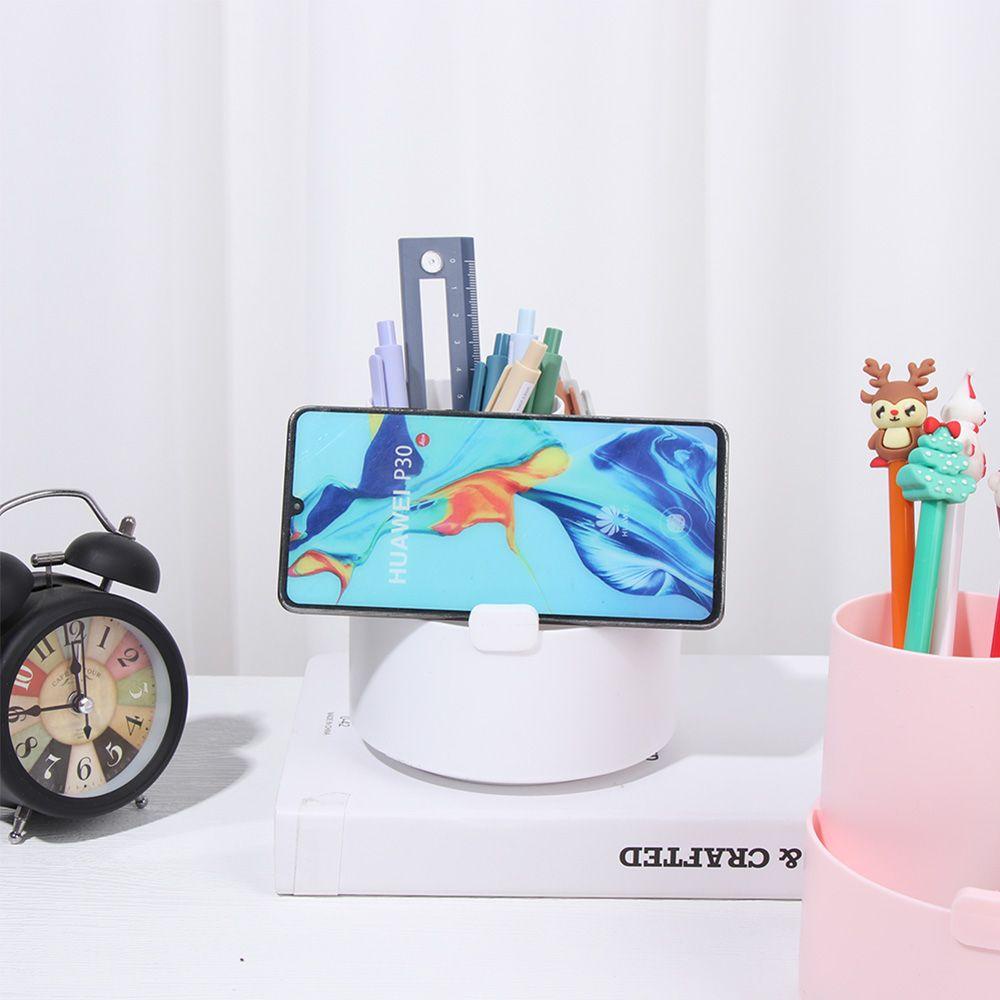 PINEAPPLE Pineapple Desktop Organizer Stand Pen Holder Perlengkapan Sekolah Tempat Pensil Kapasitas Besar