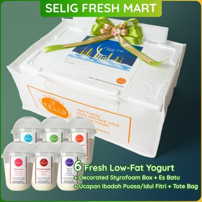 

Acong.Is1994 Parsel Ramadan / Hampers Lebaran Idul Fitri Fresh Low Fat Yogurt