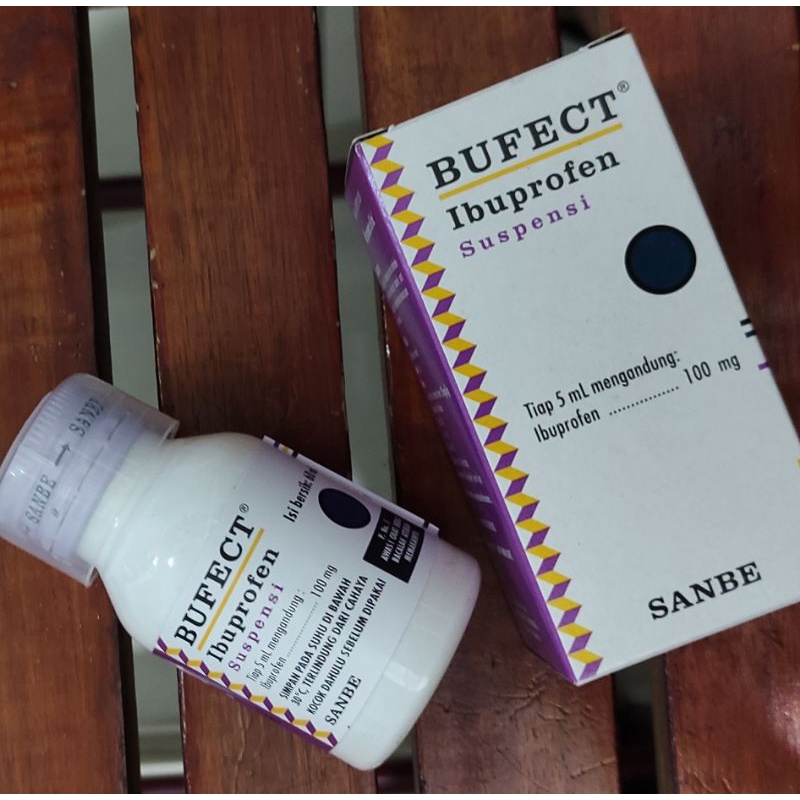 Bufect Suspensi 60 Ml / Ibuprofen / Nyeri /  Sakit Gigi / Sakit Kepala