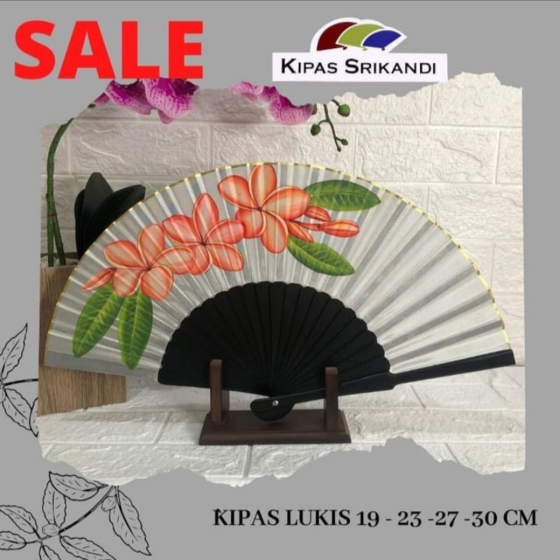 Lukisan/Hiasan/Kipas Srikandi Lukis(Bisa ukir nama kamu di tangkai kipas)