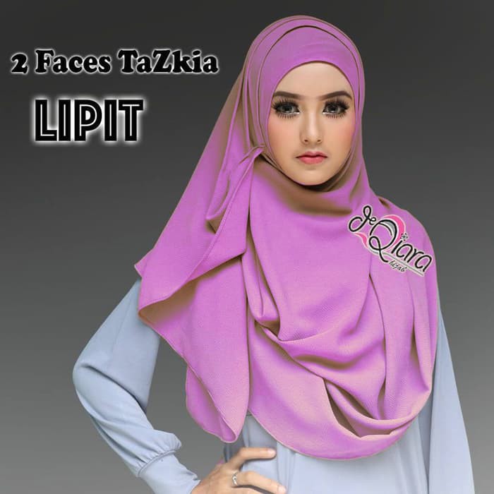 [FLASH SALE] kerudung pashmina instan taskia lipit