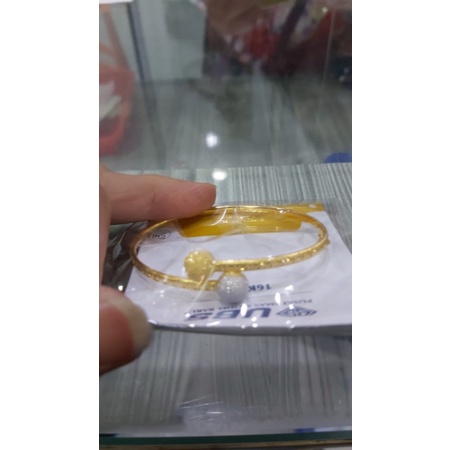 Gelang  emas asli kadar 700/16k dewasa