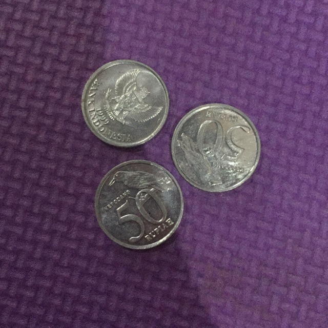 koin 50 rupiah tahun 1999