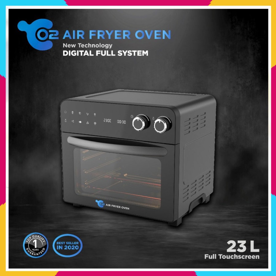 Oxynic O2-AFO Oven Air Fryer Dengan Kapasitas 23L Full Touchscreen