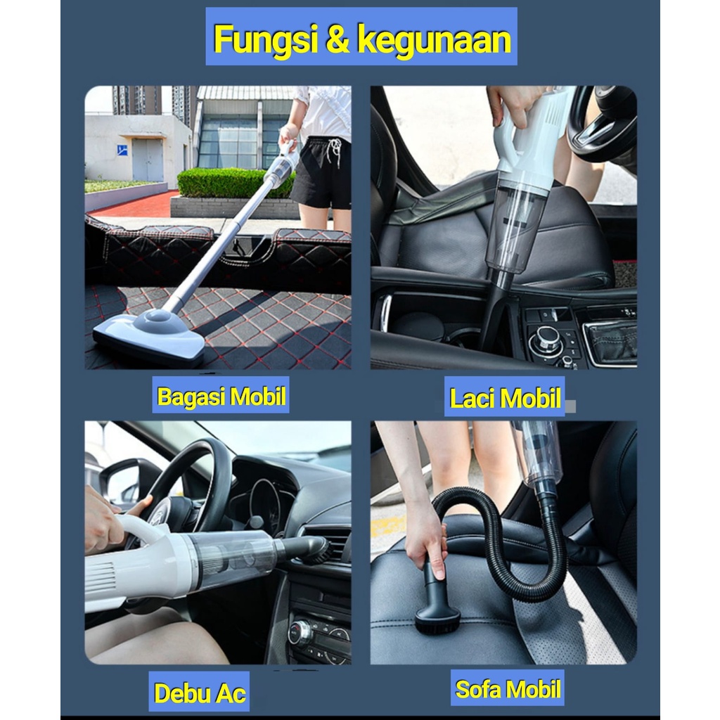 Wireless Vacuum USB / Cleaner Home Vacum Car / Penyedot Debu Vakum Mobil /Vacum Rumah / penyedot debu