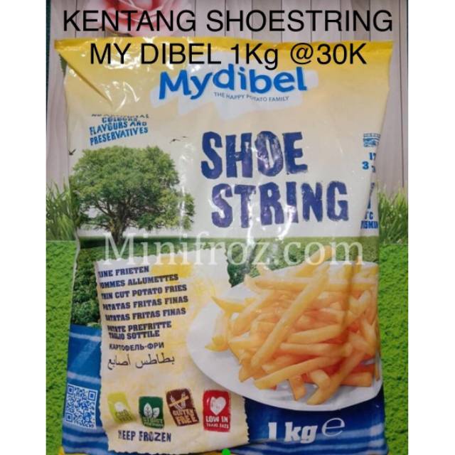 

Kentang Mydibel Shoestring - 1kg