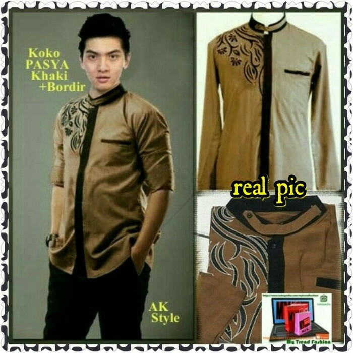 JUAL Baju Koko Bordir Pasha MEWAH