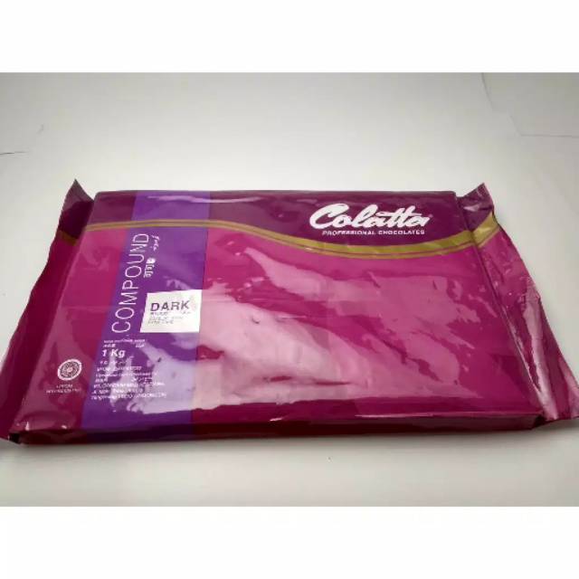 

1 KG COLATTA DARK MILK WHITE CHOCOLATE COMPOUND coklat batang